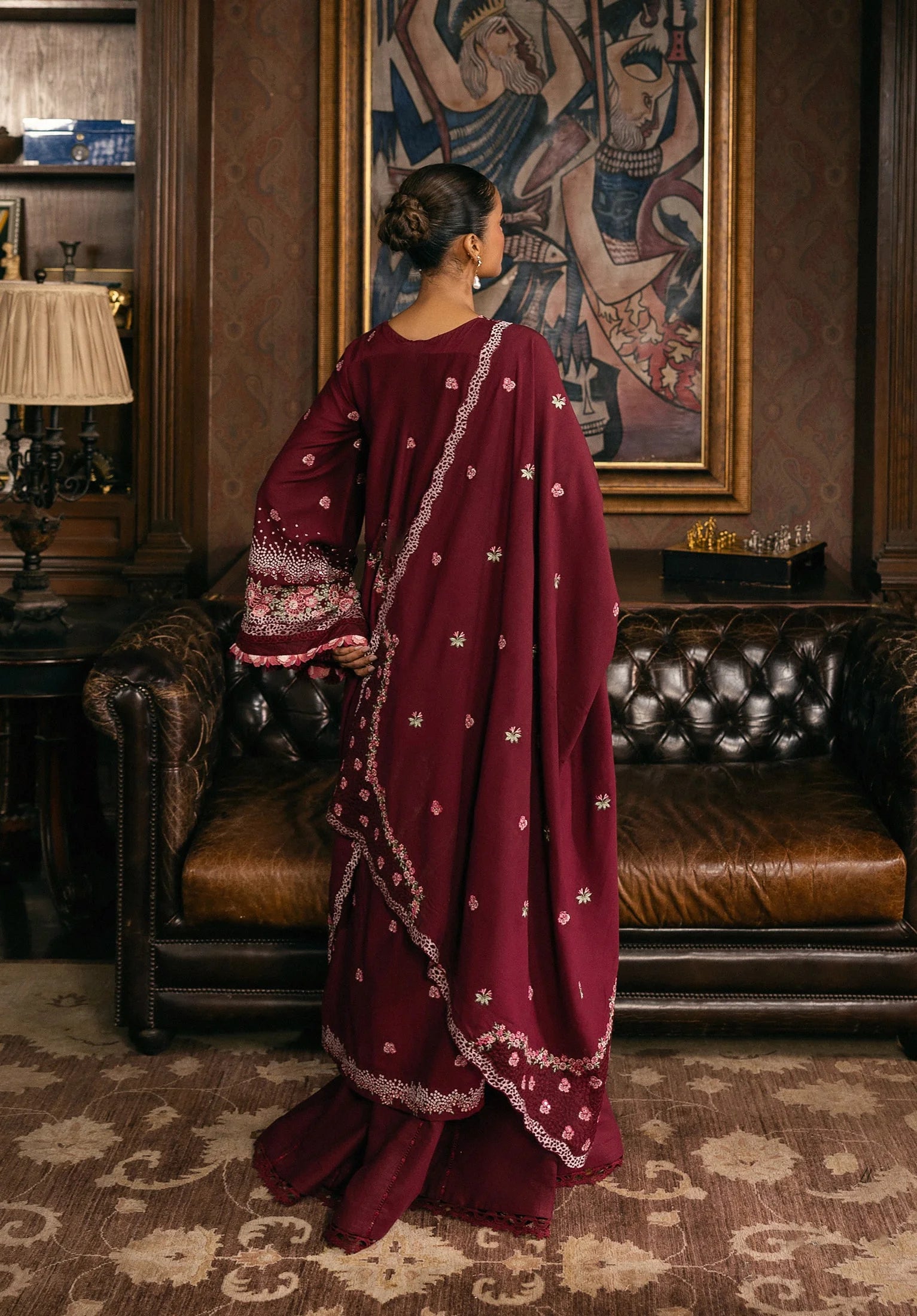 Beautifully crafted CRIMSONELLE
 from LUXURY WINTER '25.