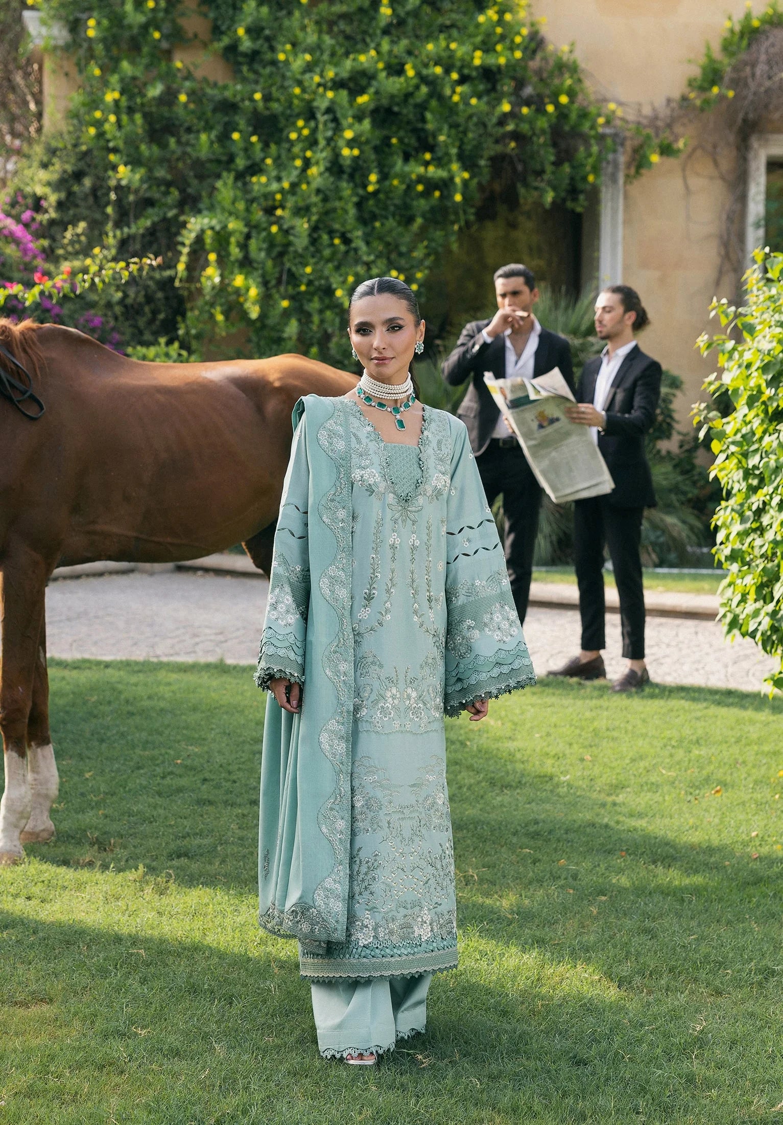 Elegant dress MINTFROST  from LUXURY WINTER '25.