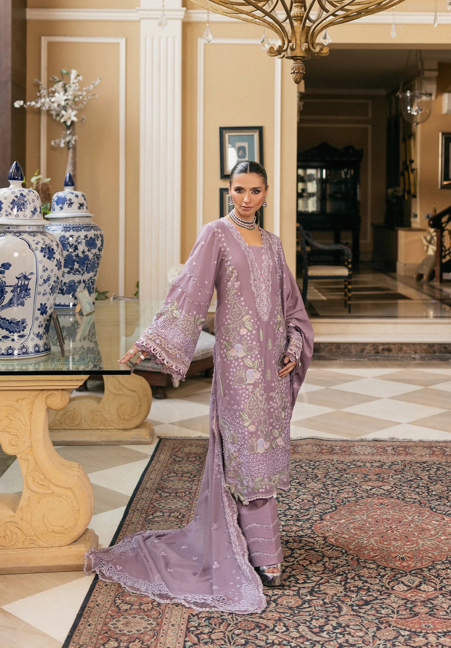 Elegant dress LILIQUE from LUXURY WINTER '25.