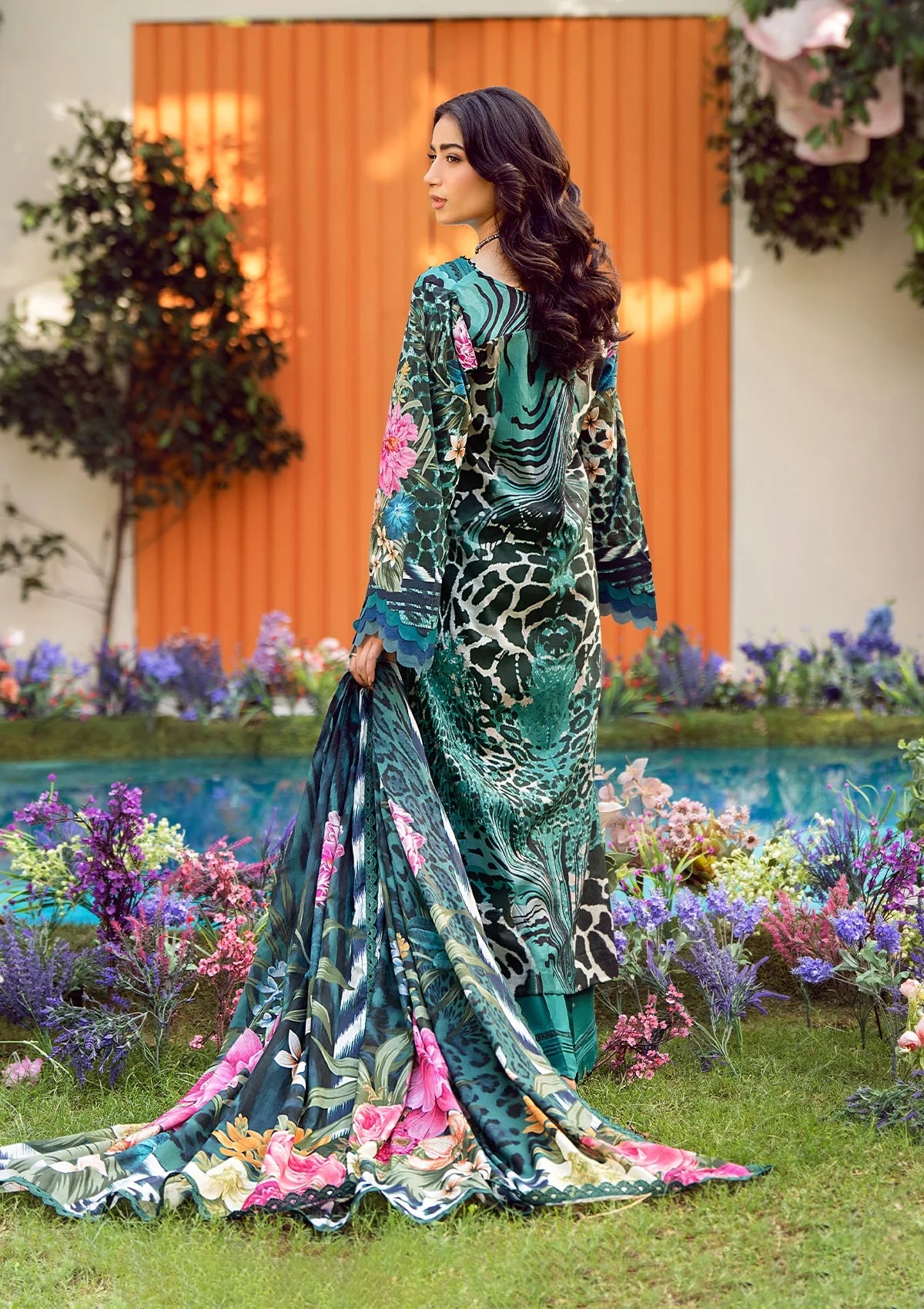 SABLE LUXE wearing this beautiful dress from ELAF PRINTS COLLECTION 2025.