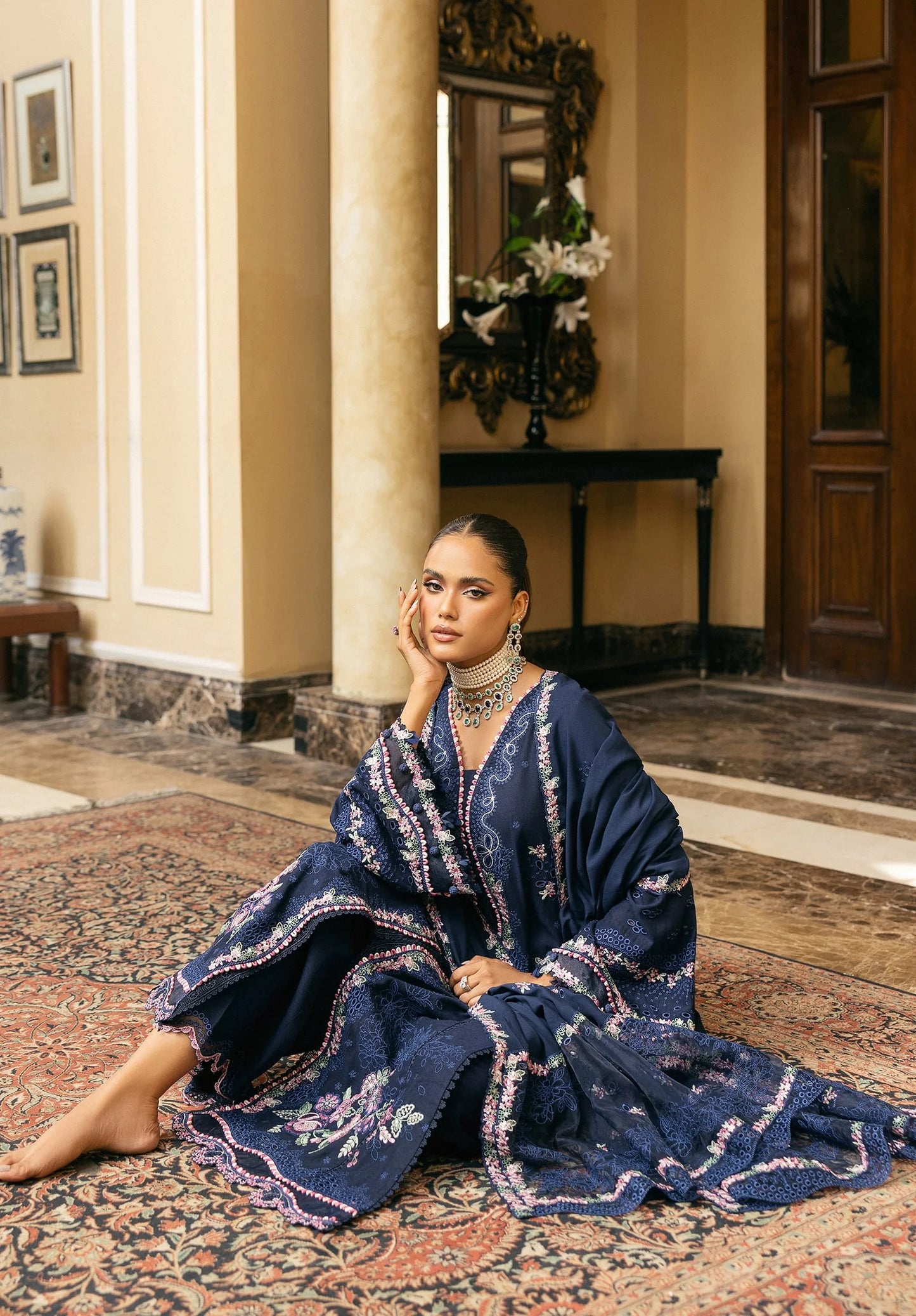 Elegant dress  AMBER HAZE from LUXURY WINTER '25.